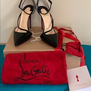 Sexy strappy black Christian Louboutin